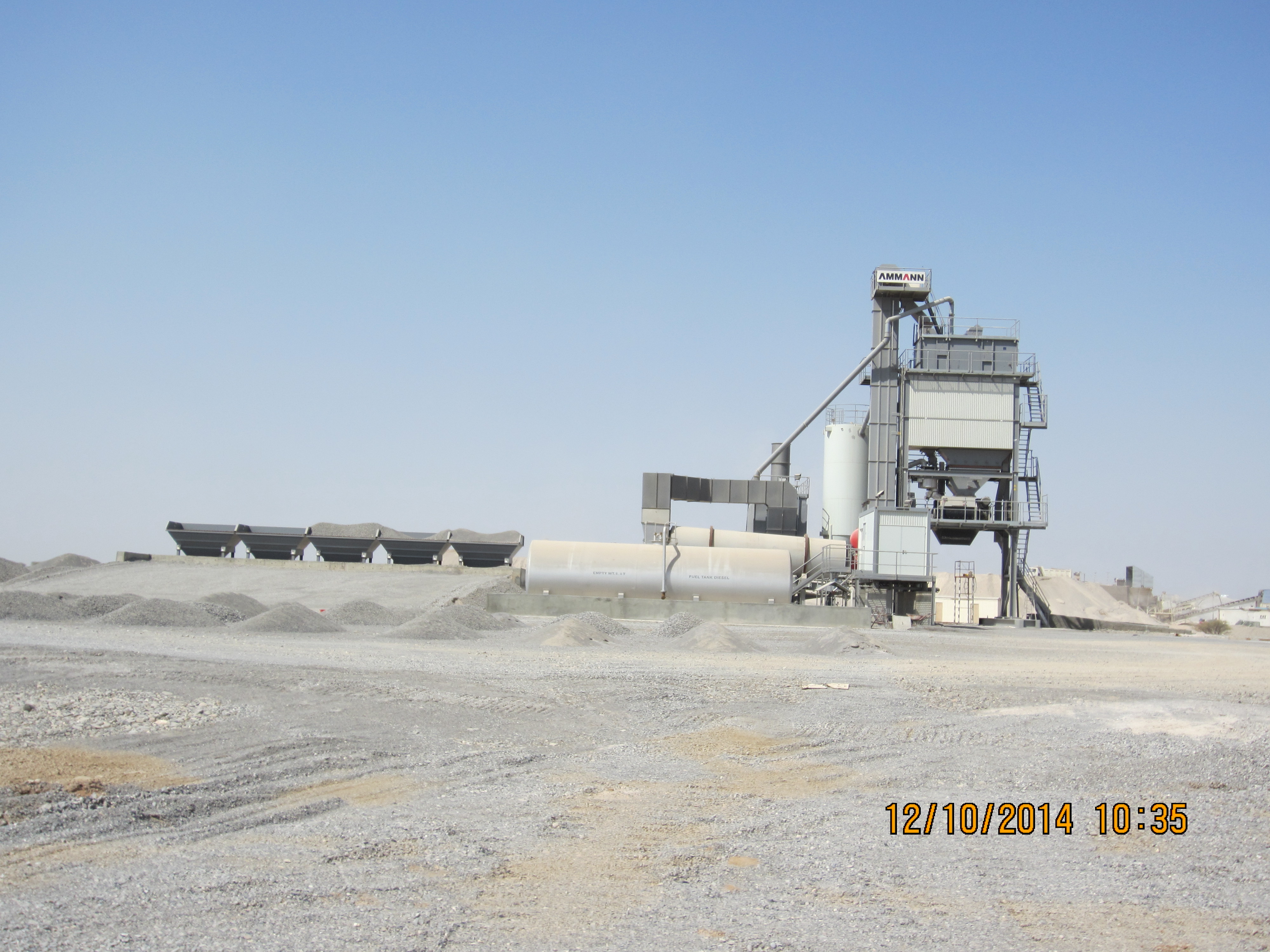 Asphalt plant, general view